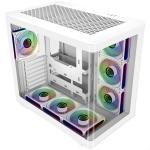Gabinete Cooler Master ELITE 600 ARGB USB3 7 Ventiladores Vidrio Templado Blanco E600-WGNN-S02